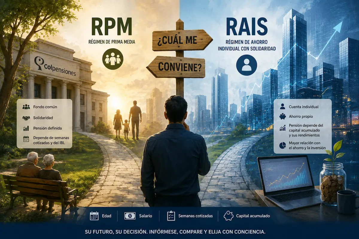RAIS vs RPM: ¿Cuál Régimen de Pensión te Conviene en Colombia?